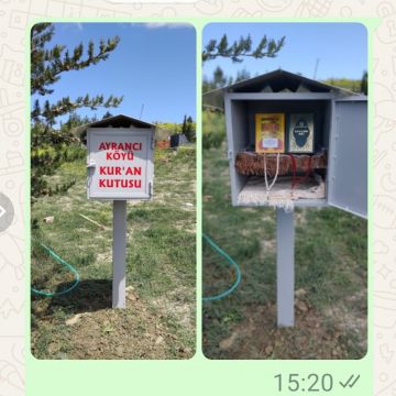 MEZARLIKTA KUR'AN KUTUSU. 