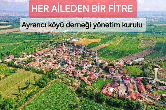 HER AİLEDEN BİR FİTRE. 